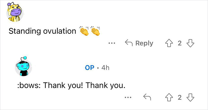 8. Ovaries salute you!