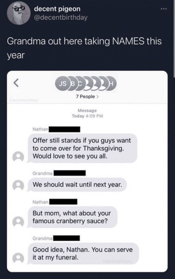 37. You snooze, you loose