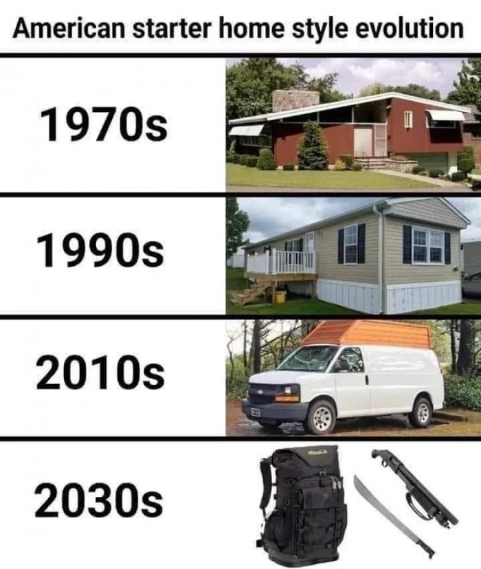 8. Then they have the audacity to ask why you can't afford to own a house when they're making it harder for younger generations to even qualify for a car loan.