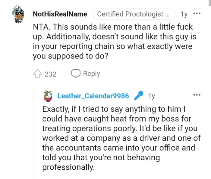 Here's a bunch of the topmost comments from other Redditors