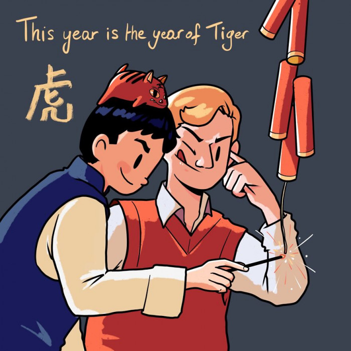 16. Wishing you a roaring year!