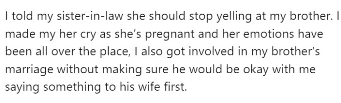 OP has offered the following explanation for why they think they might be the a-hole: