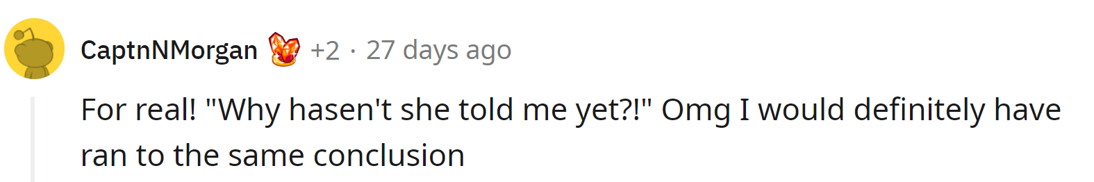 Redditors understand how he came to such a conclusion.