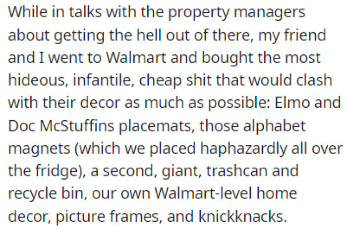 OP and Their Friend Decided to Go to Walmart and Get the Most Hideous Decor They Could Find