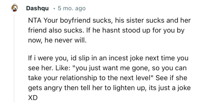 “NTA… If he hasn't stood up for you by now, he never will.”