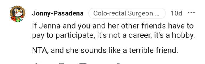 And the comments roll in...