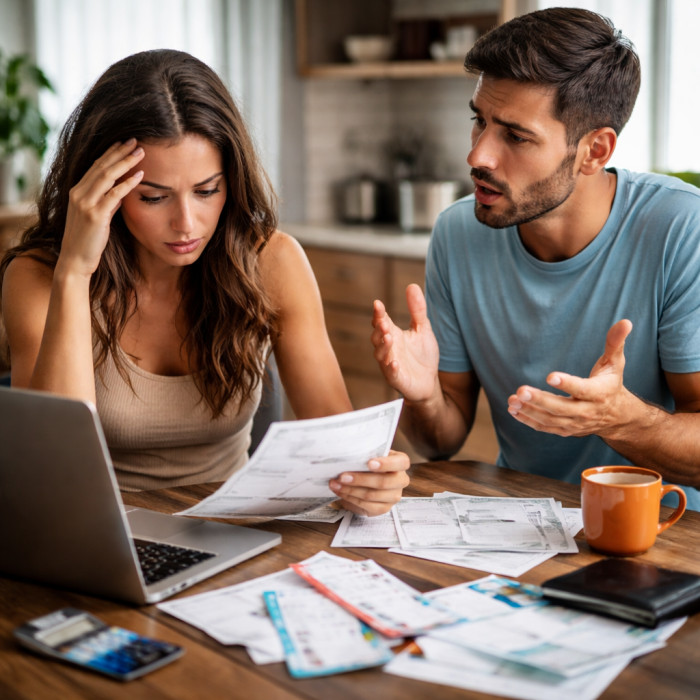 The OP says he feels more like a financial safety net than a partner.