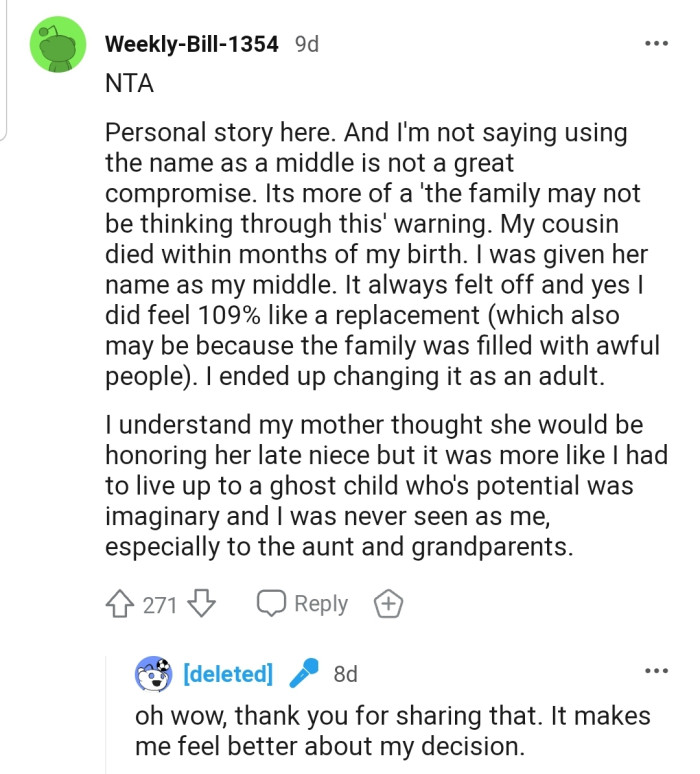 A personal story from one Redditor