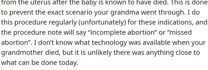 And offered additional explanations: