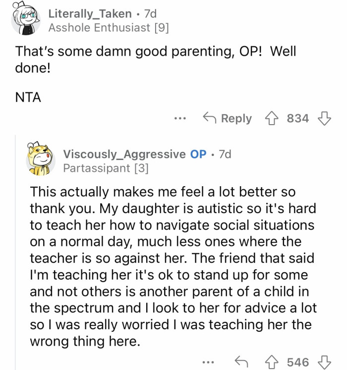 #20 Excellent, autistic children are intelligent and more reliable.