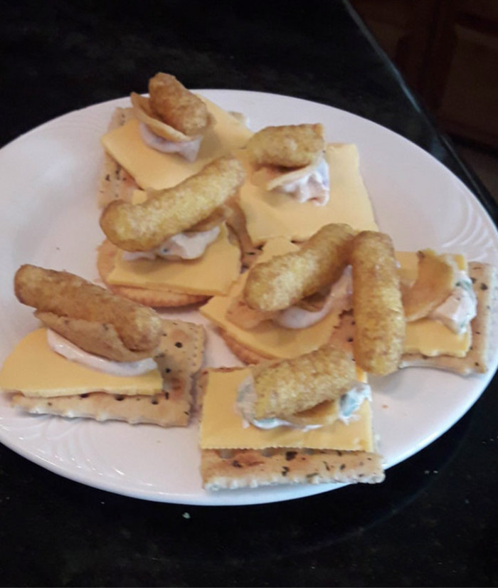 33. My dad's appetizers after a few beers.