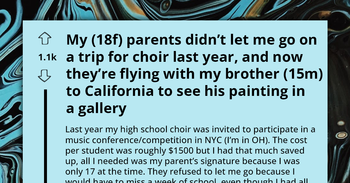 Resentment Simmers As Teen’s Parents Withdraw Consent Forcing Her To Miss Out On Big Moment, While Showering Sibling With Full Support On His Journey