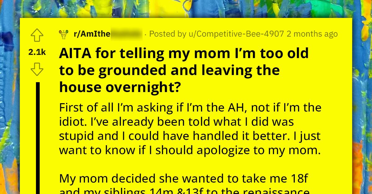 Teenager Leaves Home And Avoids Contacting Mother, Believing She's Too Old To Be Grounded