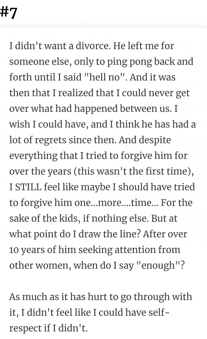 7. The only worth saving is yourself and your kids.