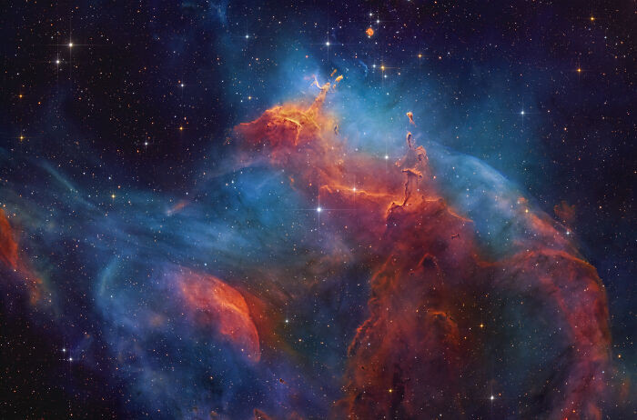 “Gum 37: The Southern Tadpoles (Or 'Teapot Nebula')” By Ani Shastry