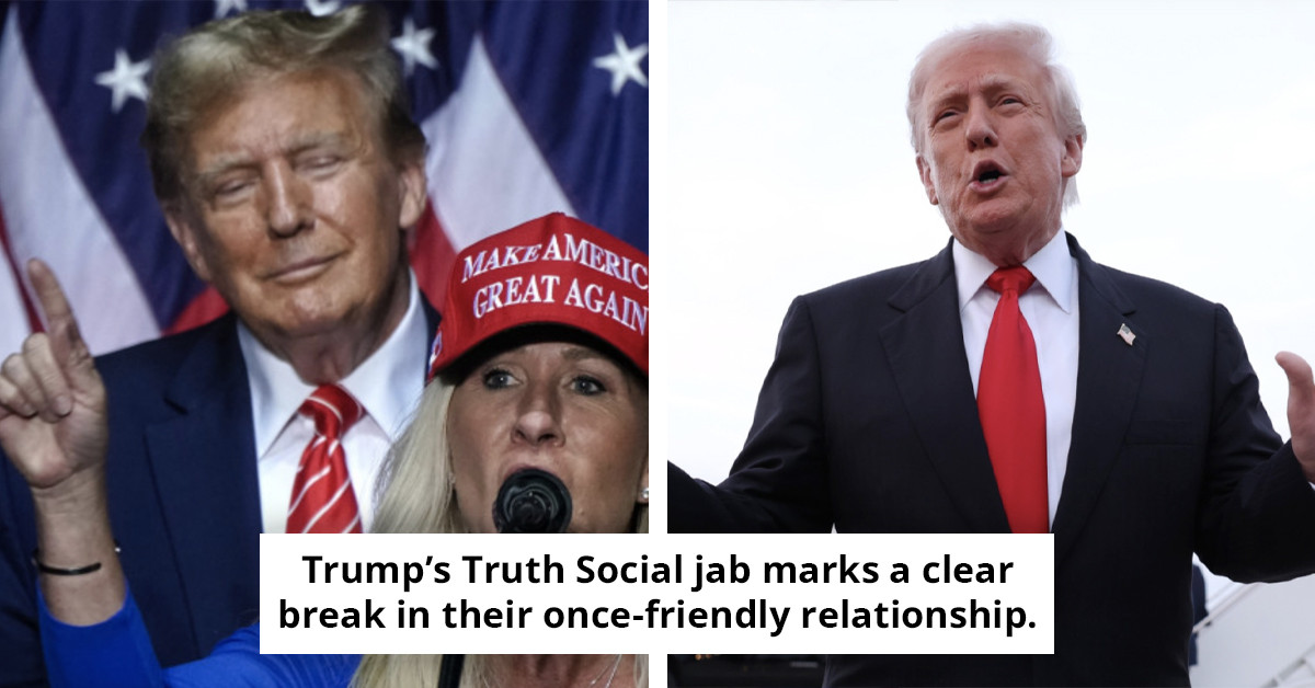 Trump announces public split from 'eccentric' Marjorie Taylor Greene in bold declaration