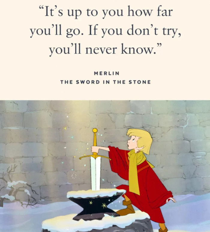 36. If you never try...