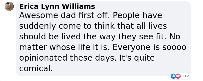 Awesome dad, first off