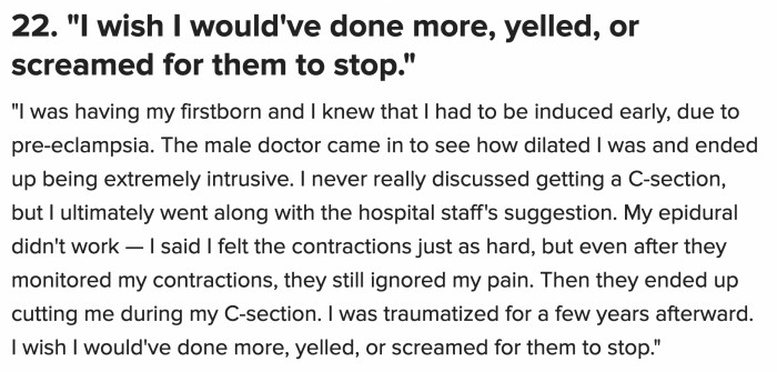 22. The sad fact that they wouldn’t ‘listen’ until you’re hysterical is absolutely outrageous.