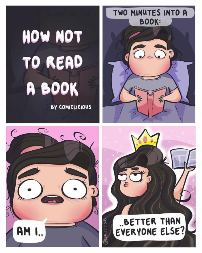 11. Read for two minutes and dive into the fantasy world