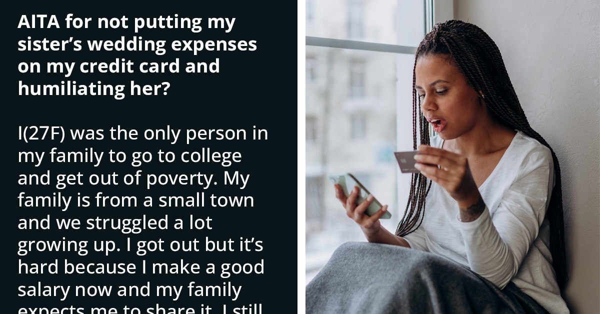 Young Woman Leaves Her Mom And Sister At The  Checkout After They Tried To Make Her Pay $1,100 Worth Of Items They Needed For Her Sister's Wedding