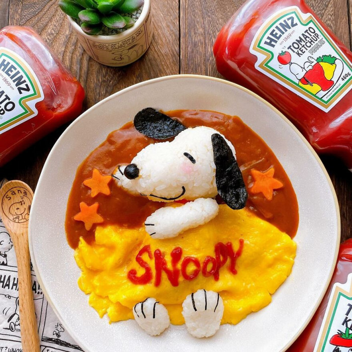7. Snoopy is having a good night's rest