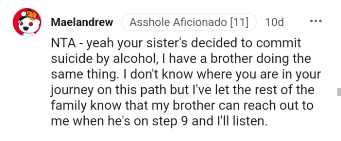 Letting the rest of the family know