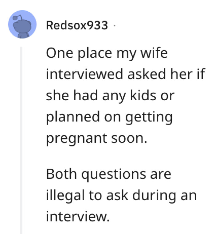 7. Illegal questions just being thrown out there
