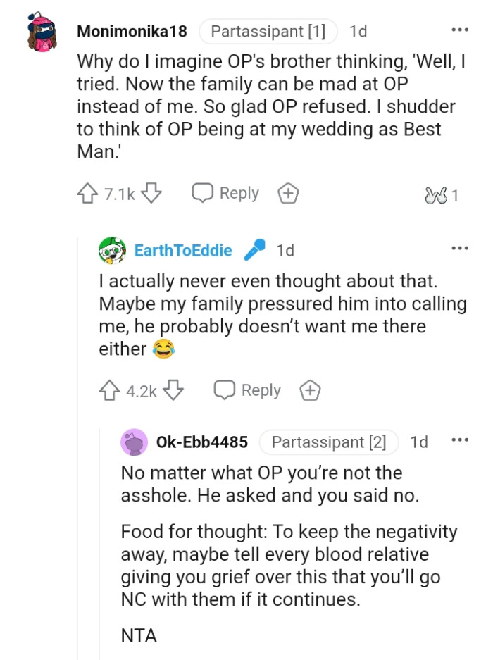 Here are some of the comments that rolled in afterwards
