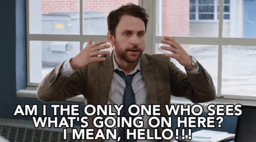 Like, it's obvious, right?