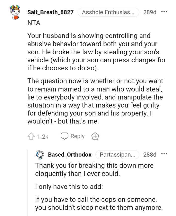 It's left for the OP to figure out if she still wants to be married to such a man