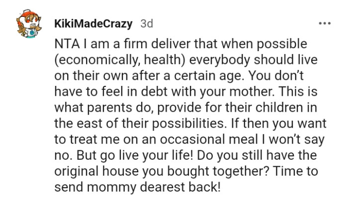 Do you still have the original house you bought together?