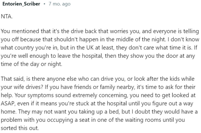 Support from friends and family can help