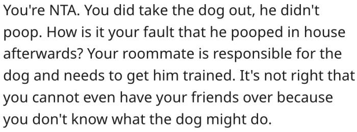 18. He did his bit and shouldn't be held responsible for what happened afterward.