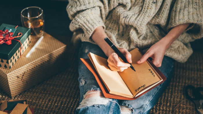 Close-up of bedroom light and clock, emphasizing sleep schedule and routine