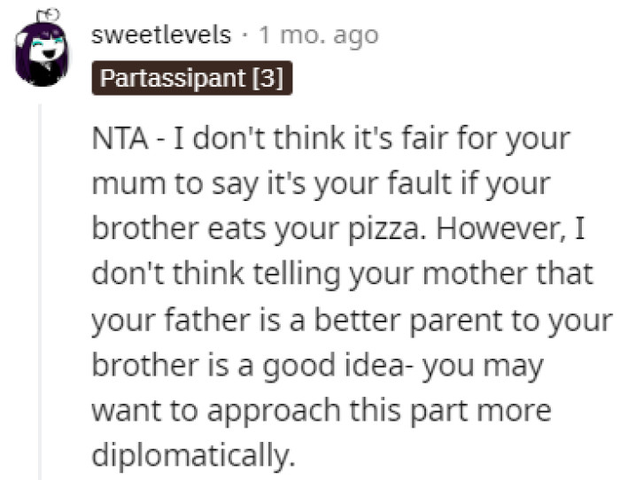 It's a delicate situation