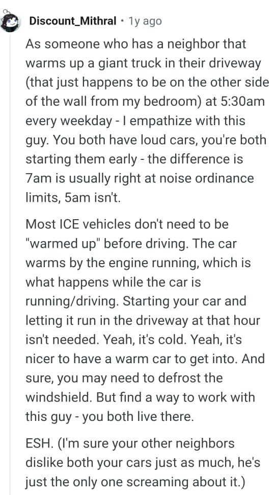 Let's head into the comments section and find out what other Redditors have to say about the story