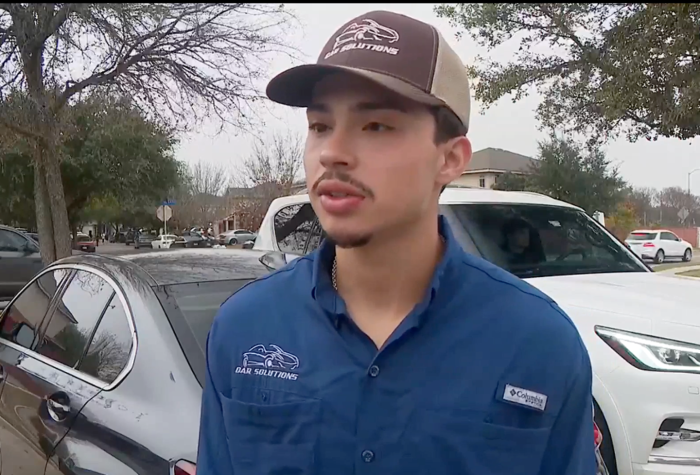 Bexar County sheriff’s office exterior, referencing a missing Texas teen case