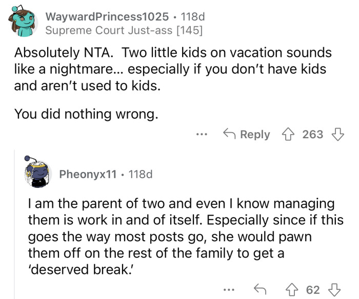 OP has every right to feel the way she does.