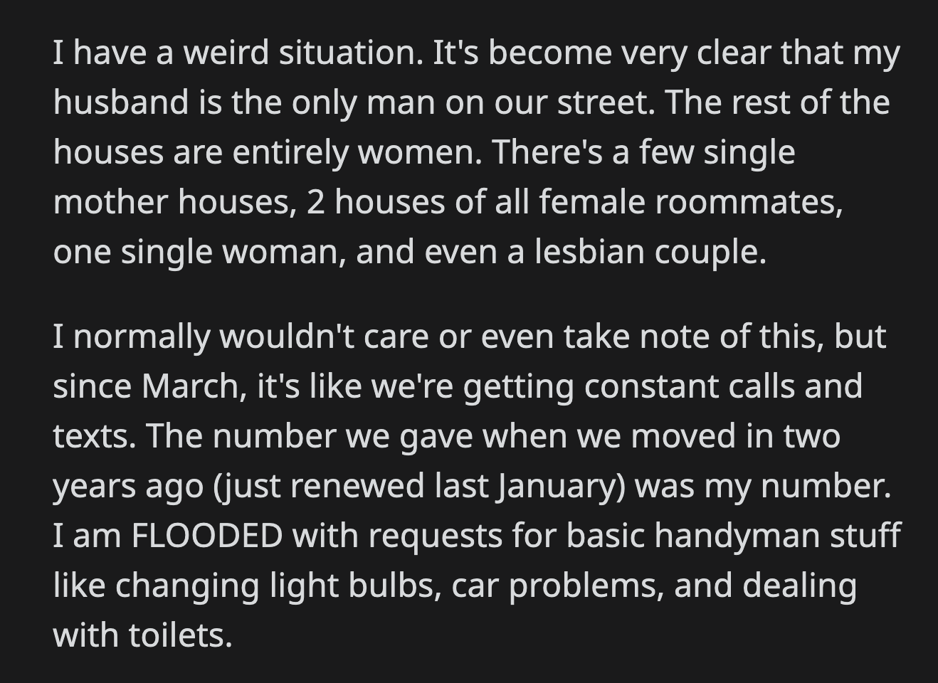 She even arranged a Zoom meeting to discuss the issue, but it went nowhere.