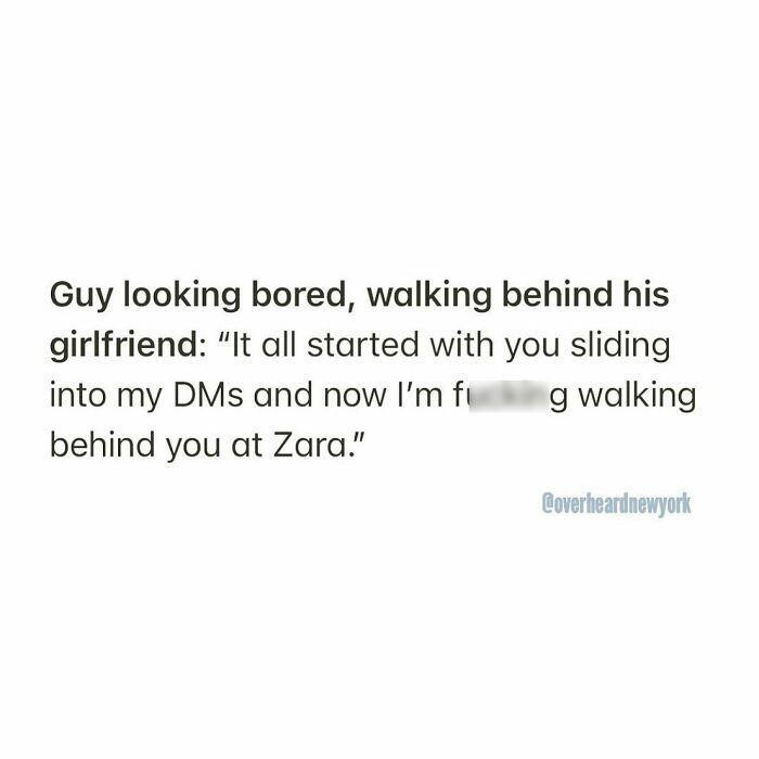 46. Guy walking behind his girlfriend