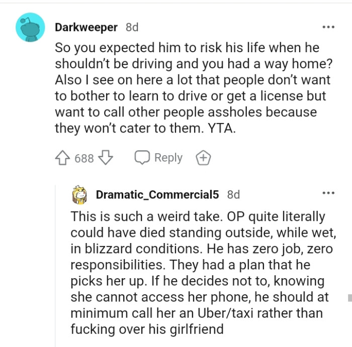 Call other people AHs because they won't cater to them