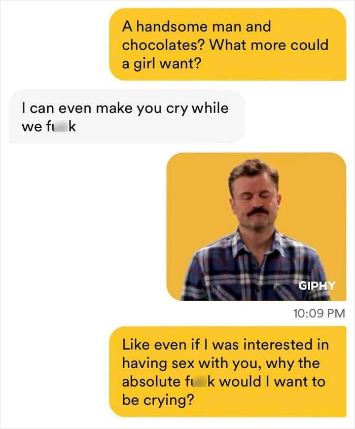 5. I don't anticipate much, but I still end up feeling let down. I wish I hadn't praised him.