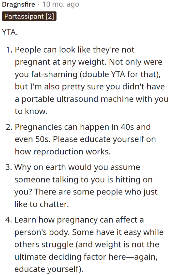 This guy showed the community just how ignorant and judgmental he is.