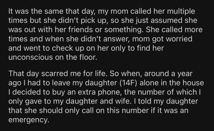 That day scarred OP for life. It's not something you could easily forget.