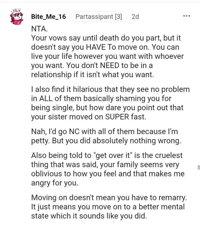 You don't need to be in a relationship if it isn't what you want