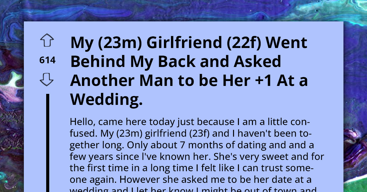 Confused Young Man Faces Trust Dilemmas as Girlfriend Covertly Invites Another Date to Wedding They Intended to Attend Together