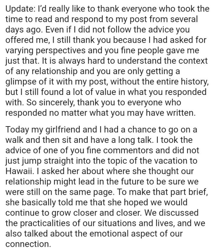 The OP has this update to share with the reddit community