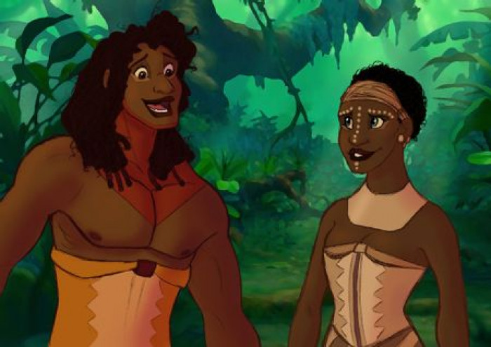21. The Lion King animals as humans
