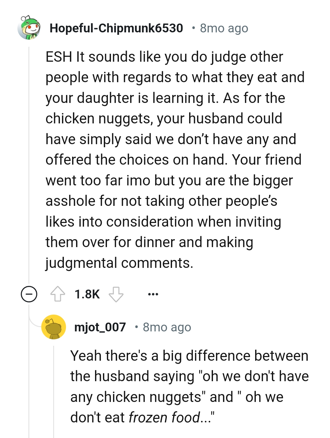 And the comments continue...